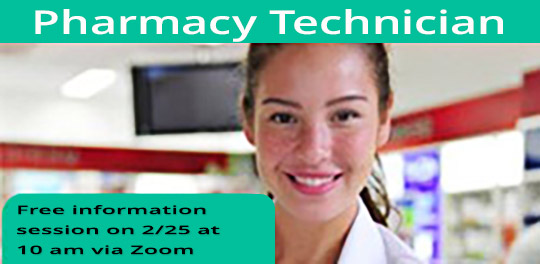 Pharmacy Technician - Information Session via Zoom